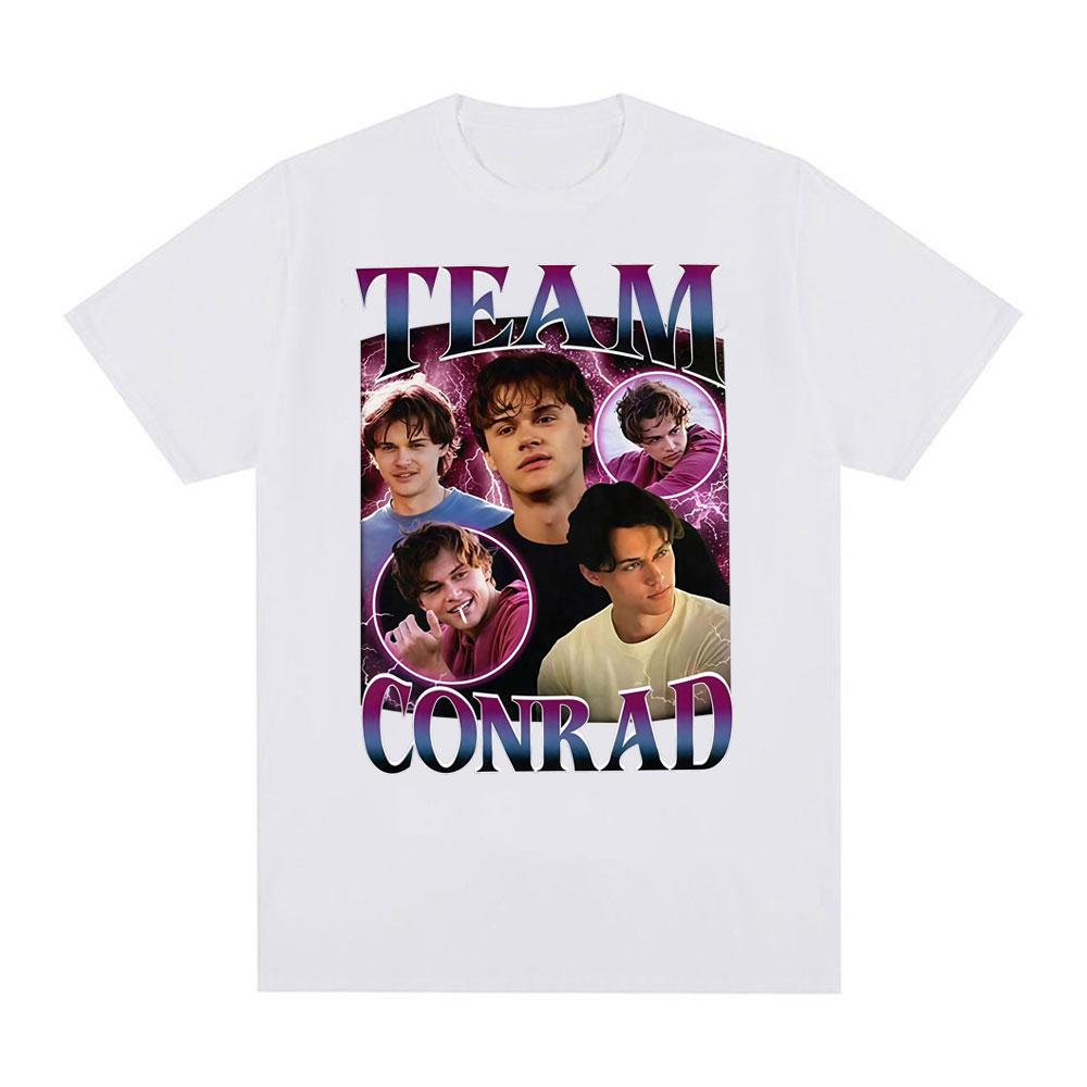 Team Conrad Cousins Beach Vintage Graphic T Shirt Women Clothing Fashion Gothic T-shirt Cotton Casual Short Sleeve T-shirts