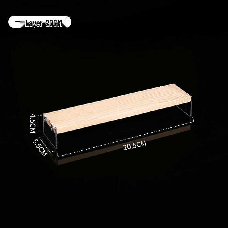 Acrylic Multi-Layer Display Stand for Figurines and Cosmetics