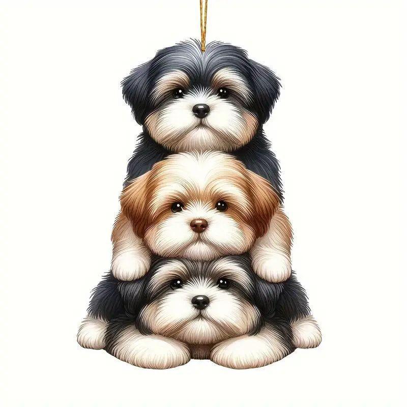 

Acrylic Car Delightful Decor Cute Cartoon Pendant Ideal For Home And Accessories Bag