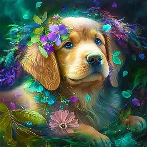 Pełny kwadratowy okrągły DIY diamentowy obraz zwierzęcy fantasy haft tygrys smok mozaika wystrój domu