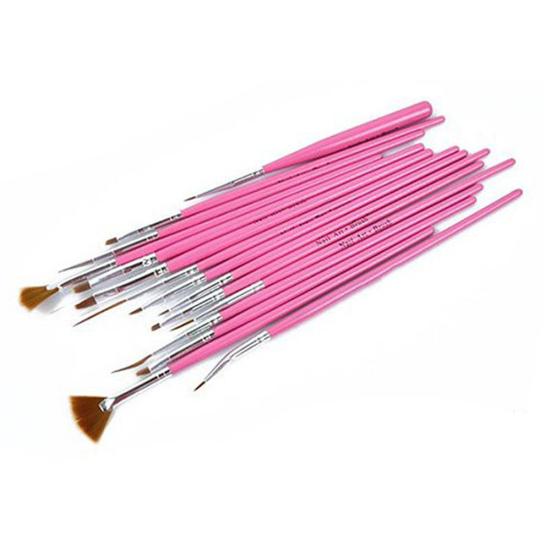 

15 шт./компл. профессиональный дизайн ногтей акриловый УФ-гель кисть для рисования ручка для рисования