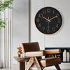 Creative Silent Nordic Wall Clock Multi-color High-definition Round Hanging Clock Glass ABS Wall Electronic Time Porch