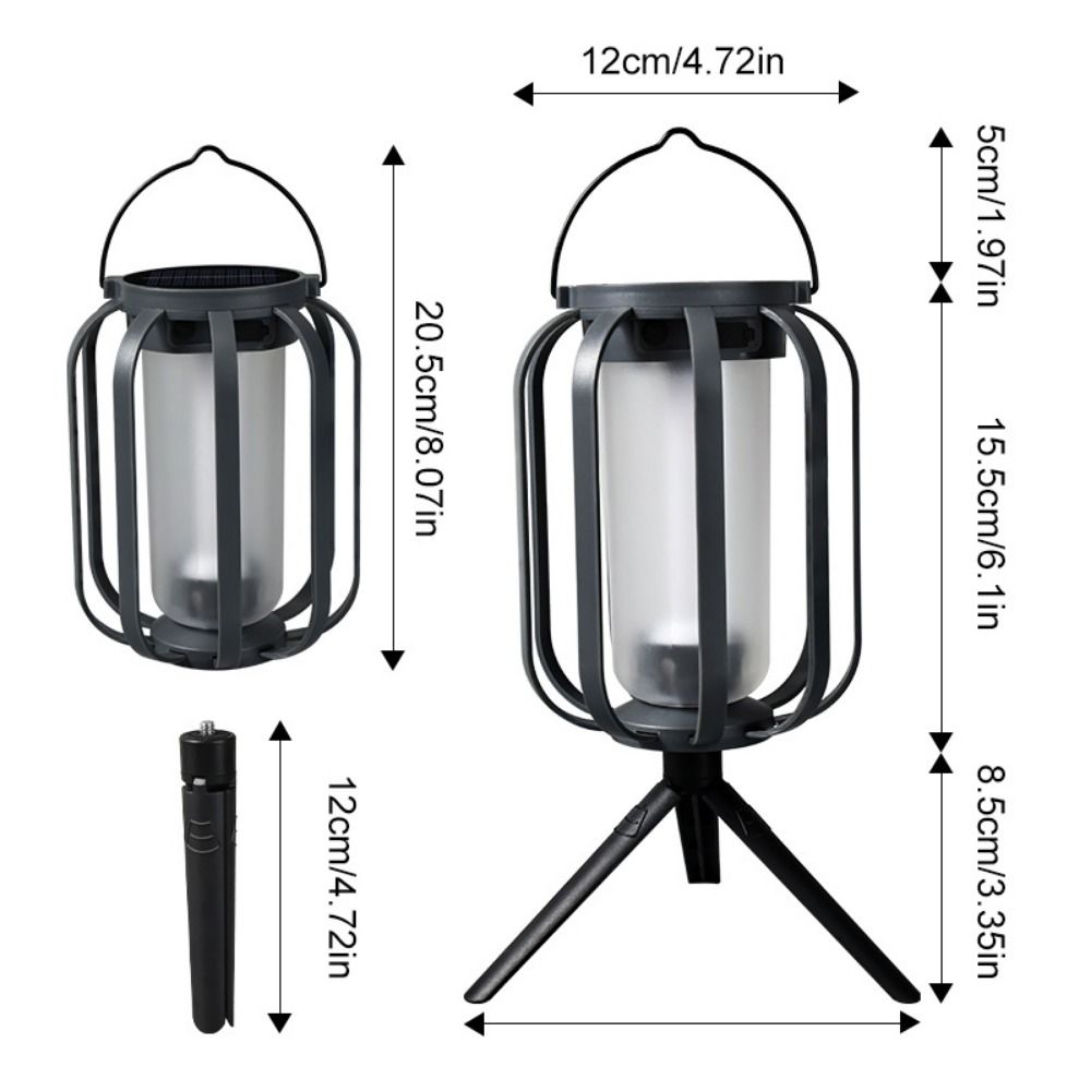 Solar Powered Solar Lanterns UBS Charging Outdoor Hanging Lights Portable Landscape Lamp  Outdoor