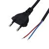 EU Two-Pin AC Power Cord with Tinned Ends for Audio, Fans, Lamps, LED Adapters