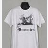 T-shirt The Mummies Rare Réimpression Groupe de Metal Blanc