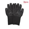 Luvas Resistentes ao Calor para Churrasco com Pegada de Silicone para Grelhar e Cozinhar ao Ar Livre