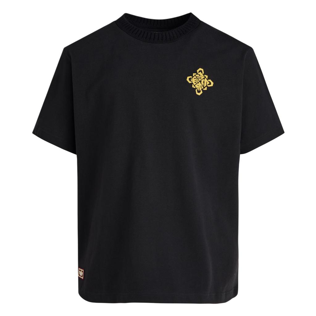 Adidas Originals FW25 CNY New Year Edition Loose Short Sleeve T-Shirt, Unisex Sport Casual Comfort Round Neck Tops KT0714