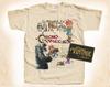 Koszulka z nadrukiem Chrono Trigger V2 w kolorze naturalnym, z plakatem filmowym, rozmiary od S do 5XL
