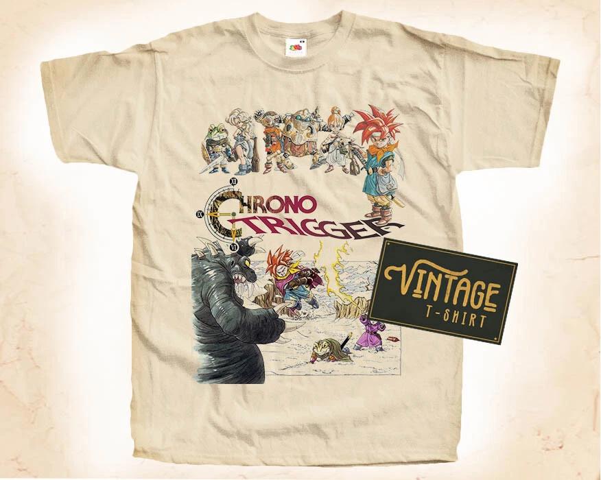 

Chrono Trigger V2 T SHIRT Tee Movie Poster Vintage Natural Tee sizes S to 5XL 2XL