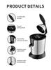 110V Hand-Press Electric Juicer: Stainless Steel Lemon & Fresh Fruit Juice Separator