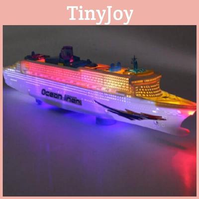 Cruise Ocean Liner Ship Electric Toys Flash Lights Sounds Kids Christmas Gift