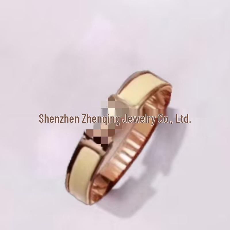 Náramek s písmenem H pozlacený 18k smaltovaný - Klasická móda, Více barev, Ideální pro páry