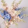 72cm Artificial Delphinium Flower Lifelike Real Touch Delphinium Stem Moisturizing Simulation Flower Wedding Bouquet