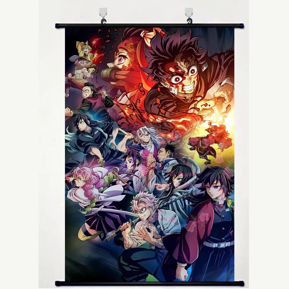 Tasse D-Demon S-Slayer Château de Mugen Neuf Piliers Tomioka Giyu Tanjiro Papillon Ninja Affiche Rouleau Anime Produit Dérivé