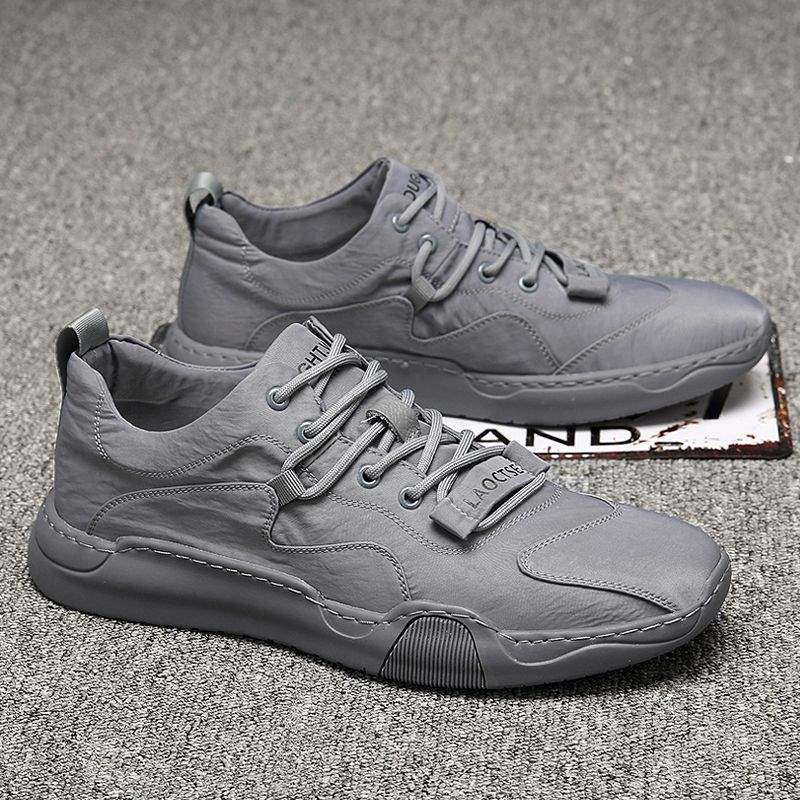 Ice Silk Cloth Shoes Men's 2025 New Summer Breathable Men's Versatile Casual Old North Cloth Shoes Korean Version of Trendy Board Shoes
