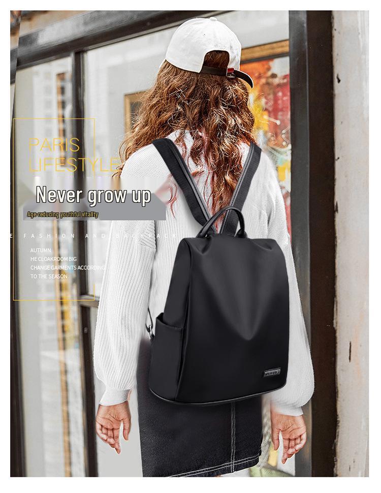 2024 Trendy Korean-Style Versatile Women's Soft Leather Backpack