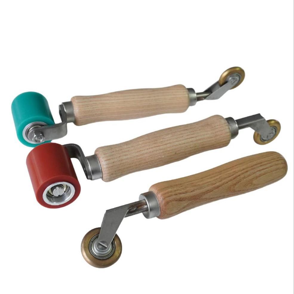 40mm Double-Head Silicone Roller & 6mm Corner Copper Wheel for TPO Plastic Welding and Waterproof Membrane Compacting