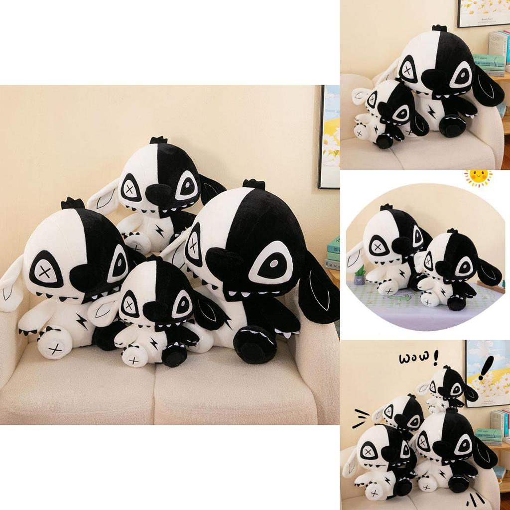 Adorable Dark Ghost Plush Pillow Toy Perfect For Children As A Trendy Gift