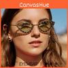Trendy cat-eye zonnebril met UV400-bescherming voor zomerse buitenactiviteiten en reizen.