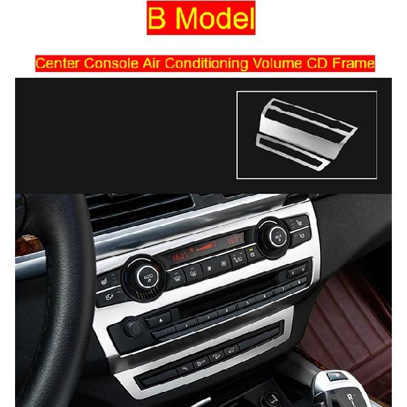 Car Styling Wind Volume Air Conditioning Switch Fan Buttons Covers Trim Stickers For BMW X5 X6 E70 E71 E72 Interior