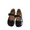 Retro round head Mary Jane shoes new with skirt bow small leather shoes student cute women's shoes