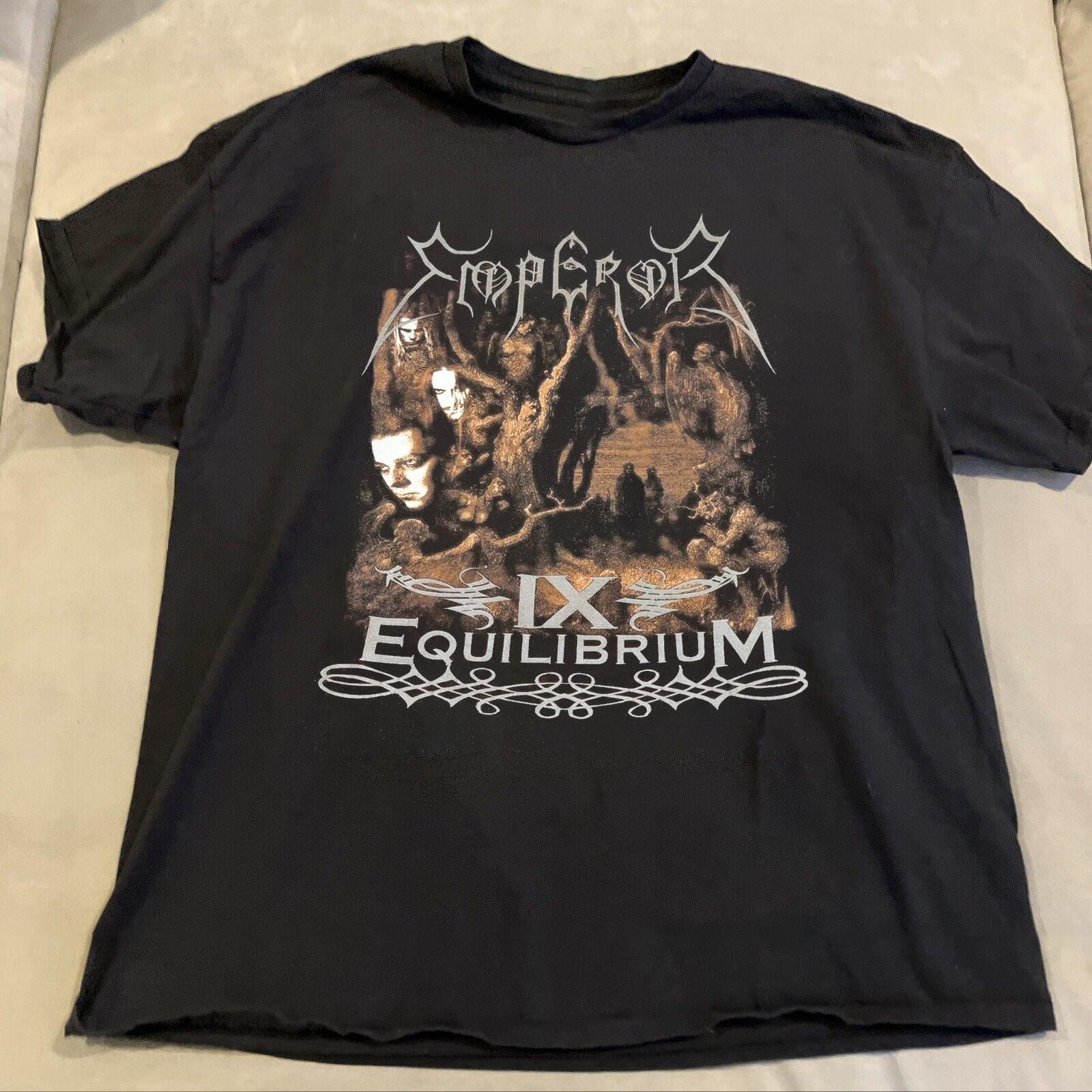 Тур группы Emperor IX Equilibrium Футболка для мужчин женщин хлопковая футболка UU768 XL