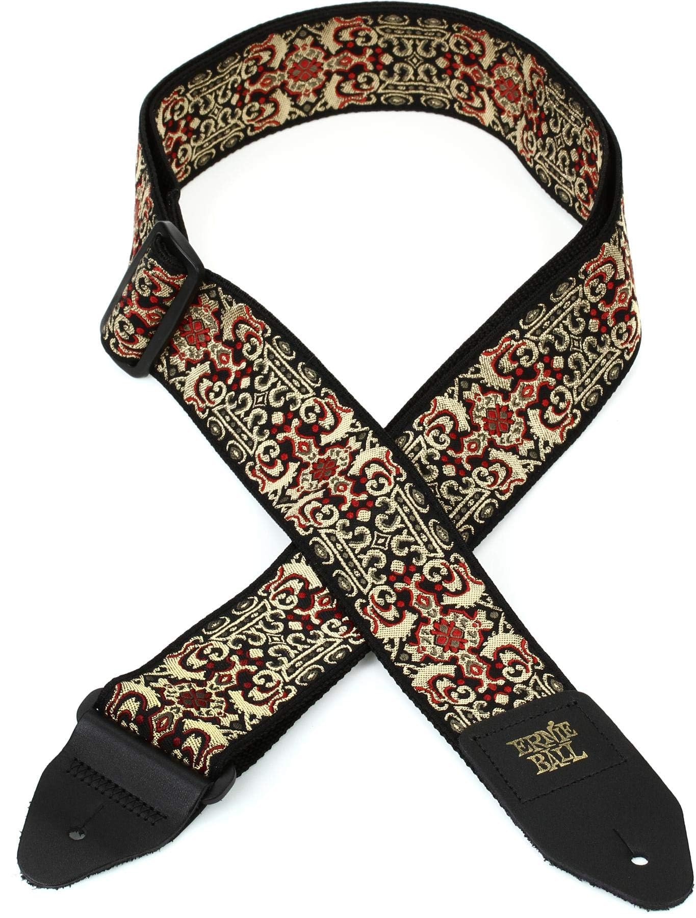 [Genuine Product] ERNIE BALL 4167 Guitar Strap JACQUARD STRAP PERSIAN GOLD Jacquard Strap Persian Gold