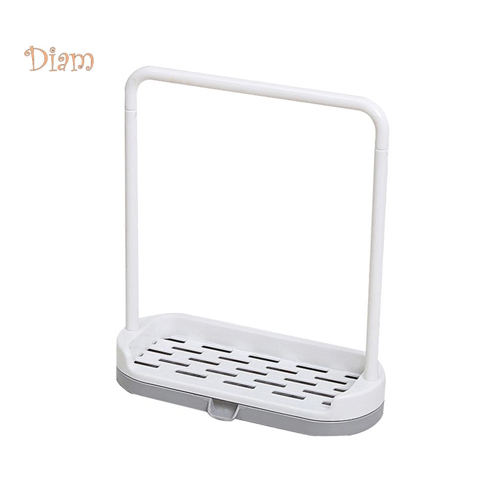 NO.HS Desktop Dish Towel Cleaning Sponge Holder Groove Organizer Storage Rack Towels Wash Cloth