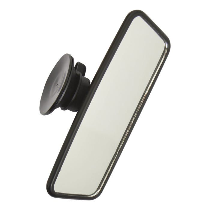 CARPONIT Rétroviseur intérieur avec ventouse - 15,2 x 5,4 cm - Noir