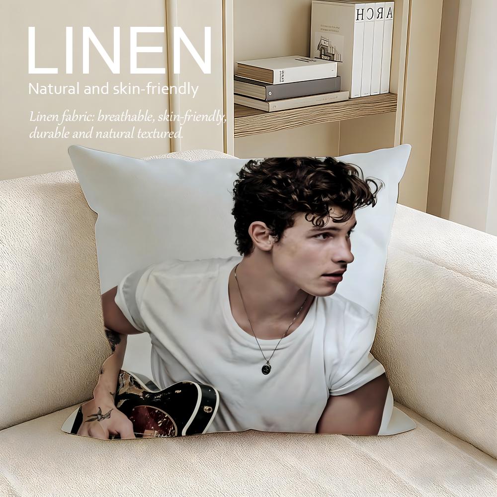 Musik Shawn Mendes Kissenbezug Kissenbezüge Set Stk x x Atmungsaktiv Waschbar Sofakissenbezug