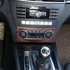 Pine Wood Grain Interior Air Conditioning Switch Panel Frame Stickers For Mercedes Benz C Class W204 2011-2014 Accessories