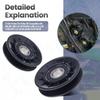 MXLA GX20286 GX20287 Lawn Mower Belt V Idler Pulley Compatible for LA155 LA165 LA175 D110 D120 D130 D140 D150 D160 Models