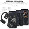 TOZO OpenEgo Wireless Open-Ear Headphones, 5.3" Bluetooth Sport Earphones with Digital Display and Ear Hooks for Long Playtime, Dual Mic for Clear