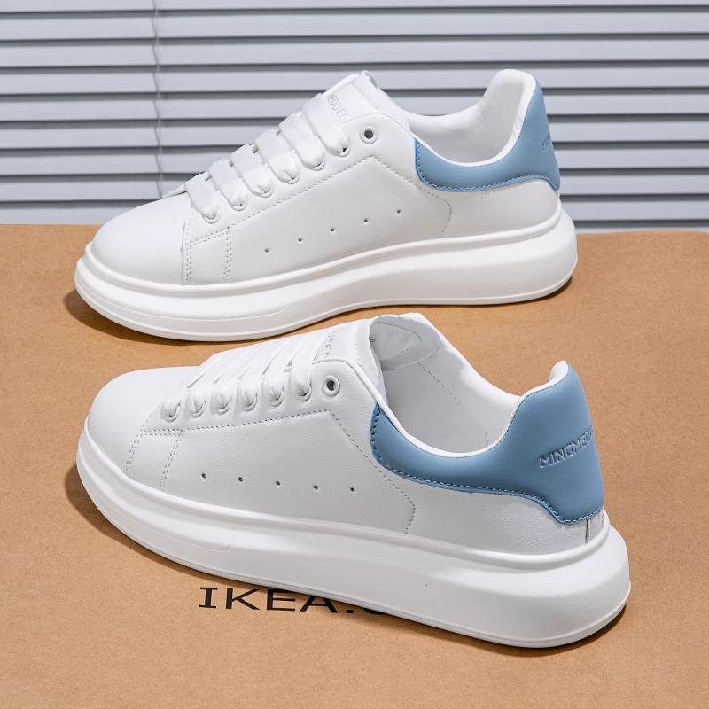 McQueen Little White Shoes Women's 2025 Spring New Platform Sports Dad Shoes Ins Casual Versatile Couple Men's and Women's Shoes