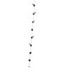 Birds Rain Chain Iron Effective Drainage Crisp Sound Birds On Cups Rain Chain for Downspout Gutters