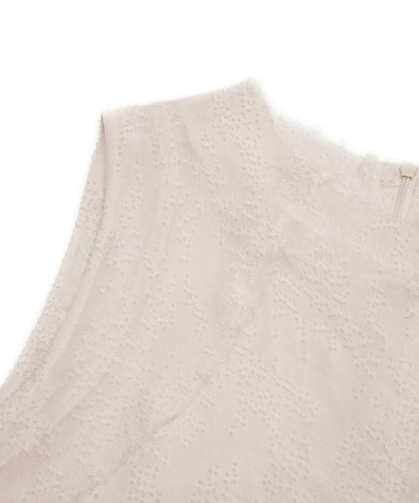 Youth Row-Edge Dress - Ivory