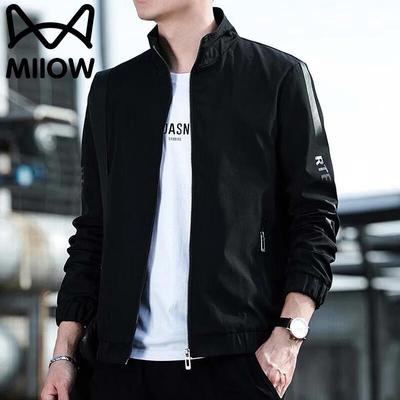 Mao Ren Men's Casual Stand-up Collar Jacket