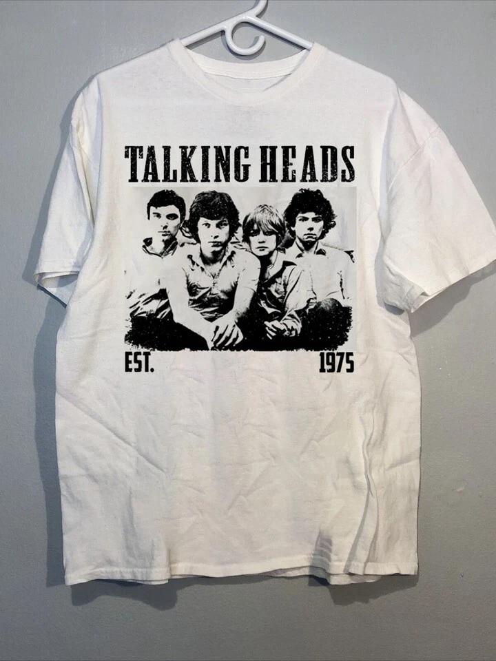 

Talking Heads Band Music in white Unisex T-Shirt Full Size S-345XL UU924 M