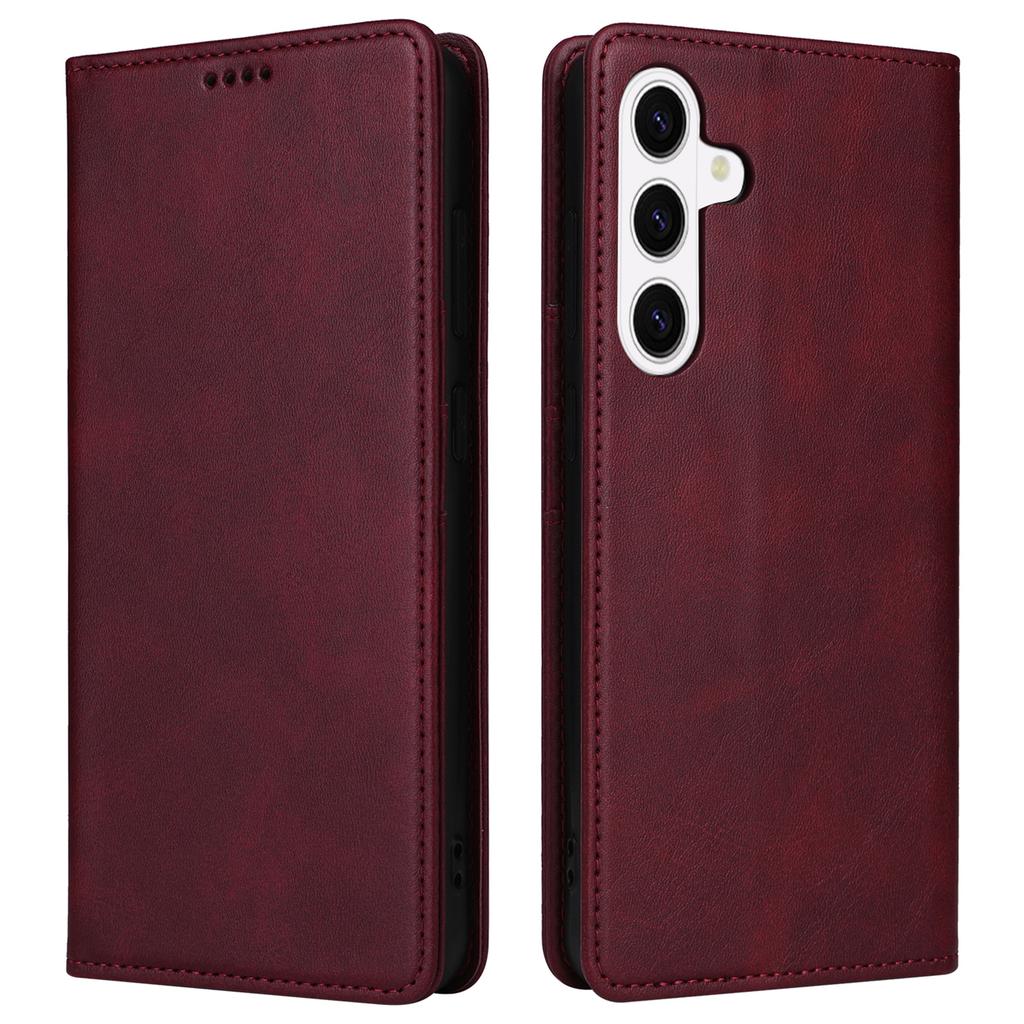 For Samsung Galaxy S26+ Case RFID Blocking PU Leather Phone Wallet Cover