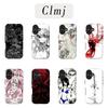 Розкішний вуличний стиль Clmj Аніме чохол для телефону для iPhone 17 16e 16 15 14 13 12 11 XS XR XSMAX 7 8 Air Pro Max Plus Двошаровий Swag