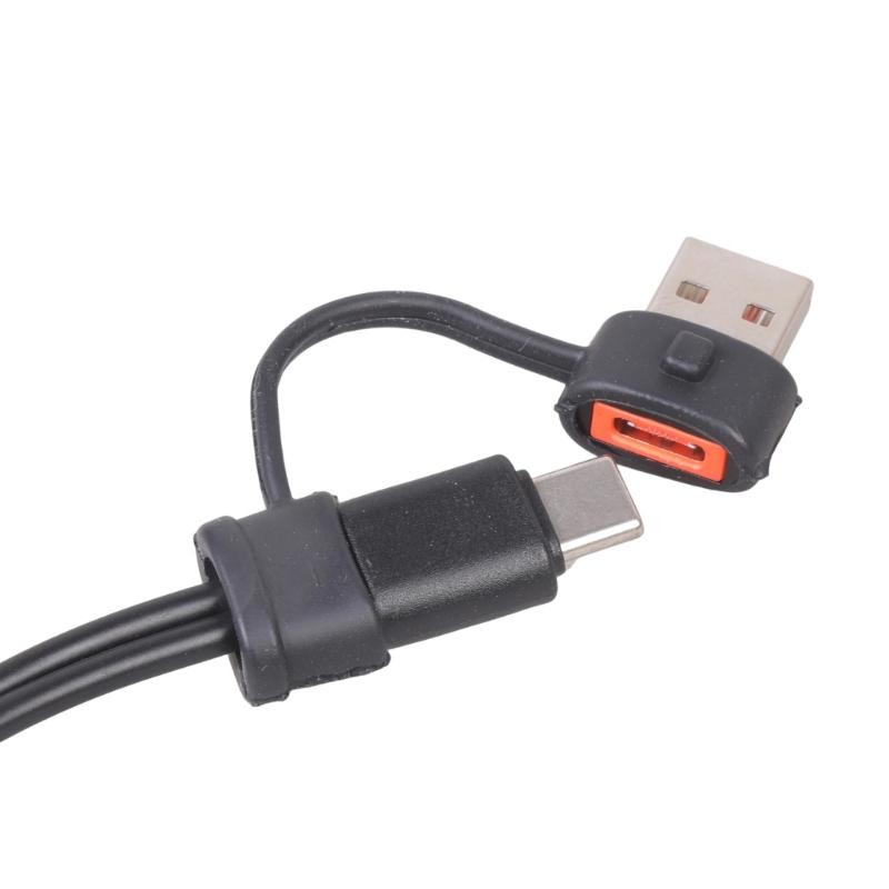 USB C Splitter 1 in 2 Out Charging USB C Data Splitter Extension Cable Type C+USB Adapter for Phone Laptop Accessories