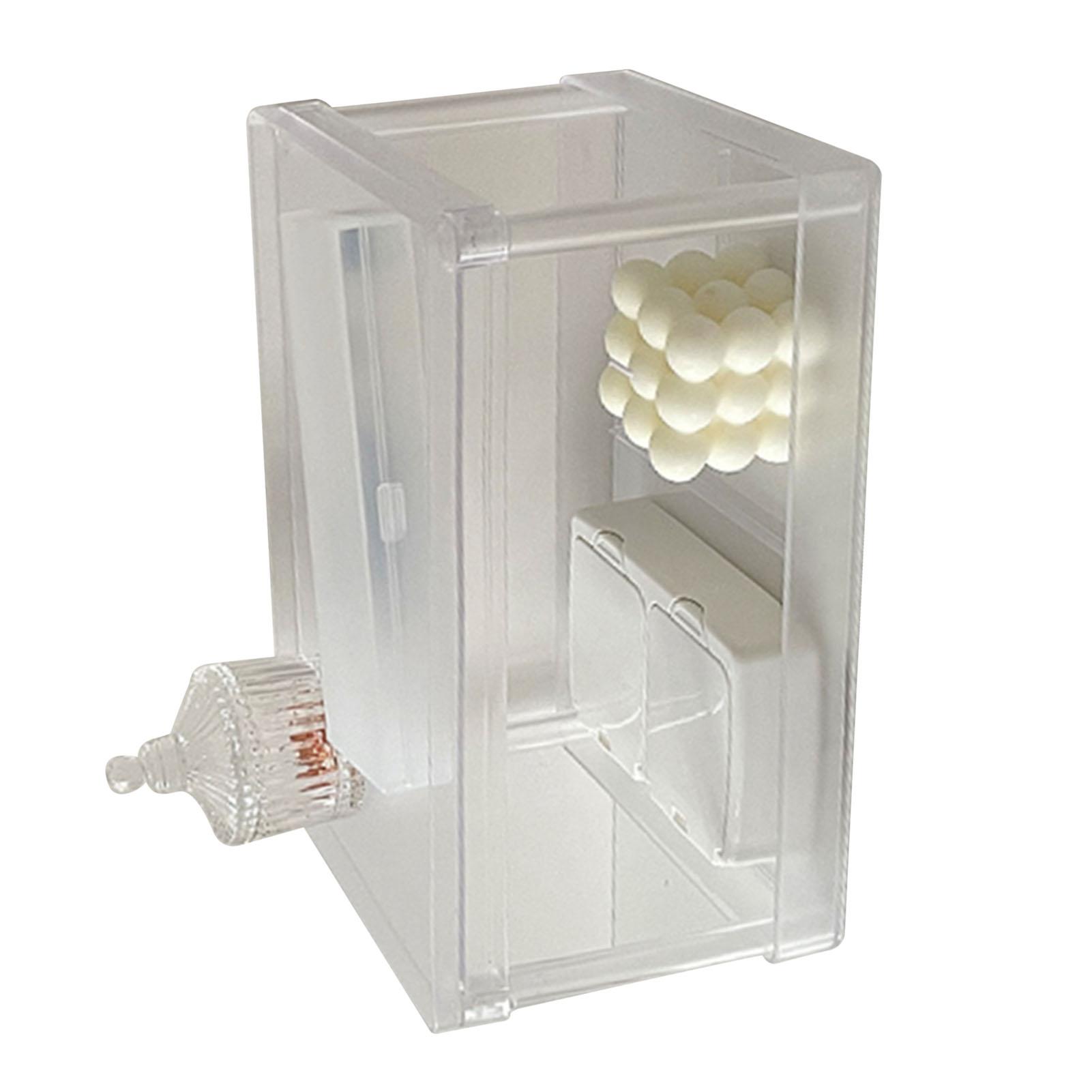 Desktop Storage Rack Organizer Multifunctional Clear Minimalist Style Double Layer Cosmetic Stationery Storage Holder