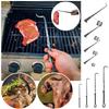 Long Handle BBQ Food Flipper Reusable Grilling Steak Turner Barbecue Turner Hook  Kitchen
