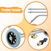 Pressure Washer Undercarriage Cleaner Underbody Car Wash Water Broom Accessories