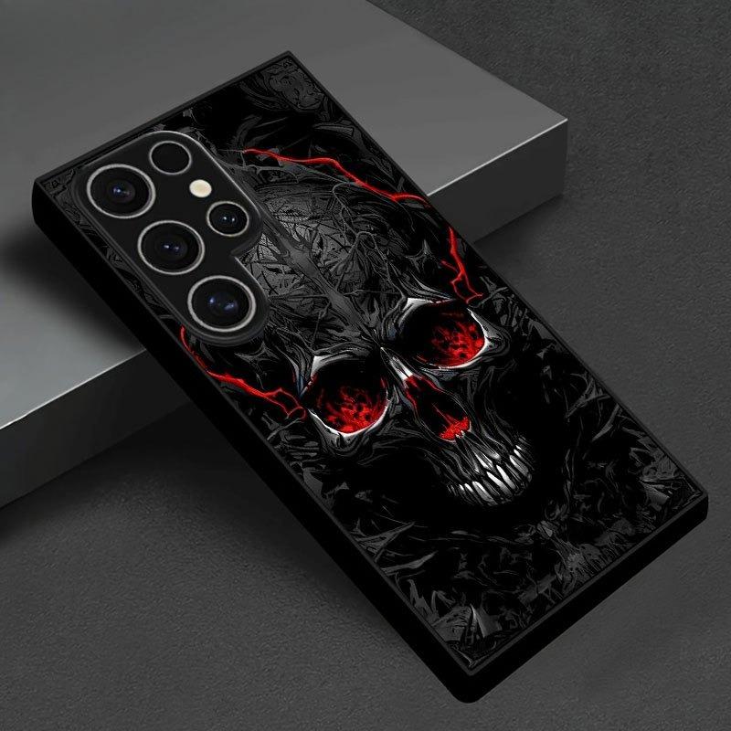 Design vzoru Dark Skull Art je vhodný pro kryt S26ULTRA S25 S24 S24PLUS S23 S22 S21PROS20+ NOTE10 NOTE20 A36 A55