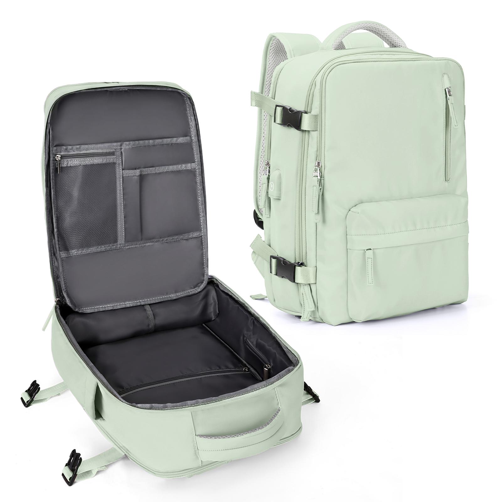 

Travel Backpack Carry On Personal Item Bag For Flight Approved 35L Hand Luggage Suitcase Water-Repellent Weekender Bag For Men Women (as the picture-70832-)-