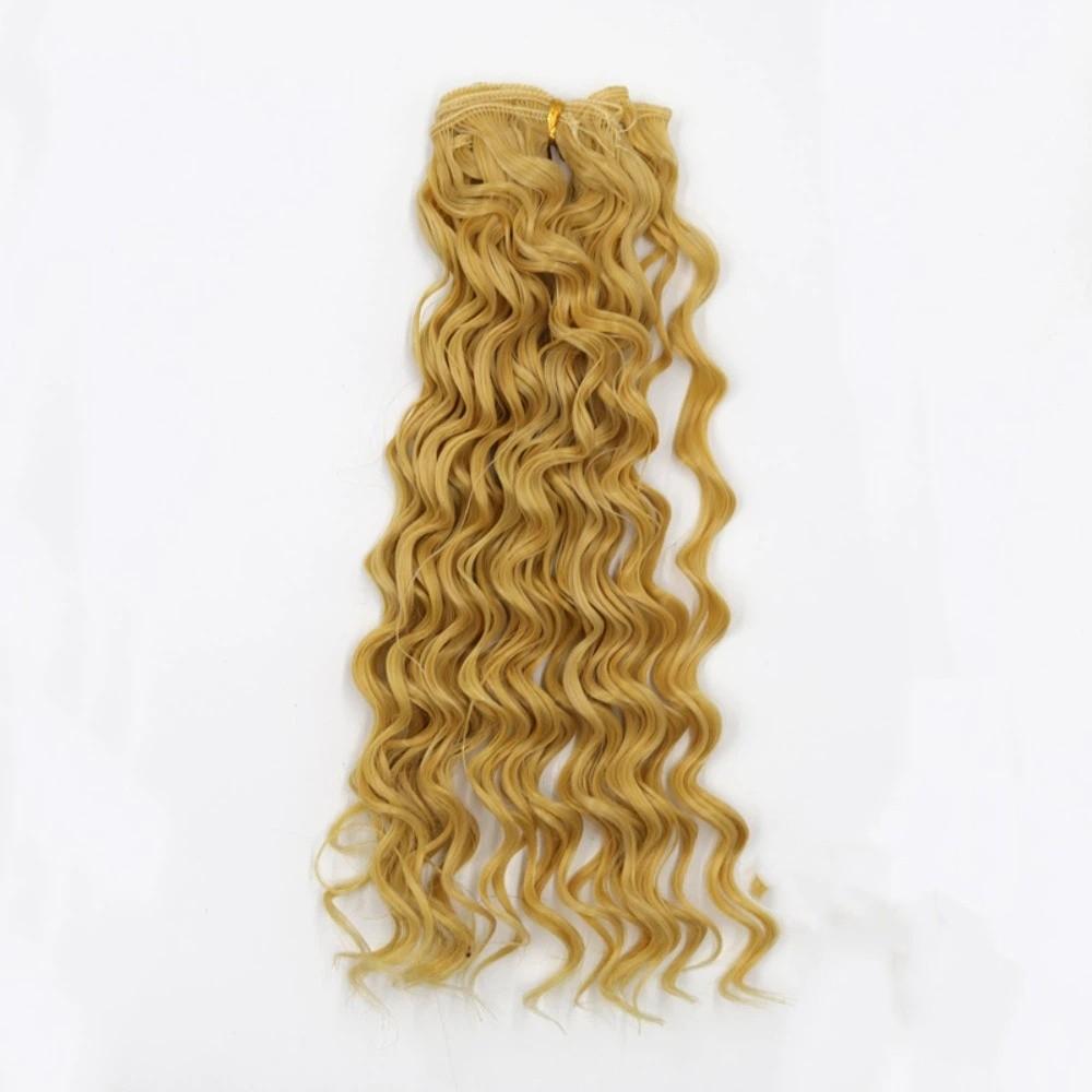 Gradient Color BJD SD Doll Hair Curly Hair Blyth Doll Wigs Accessories  Wig Making