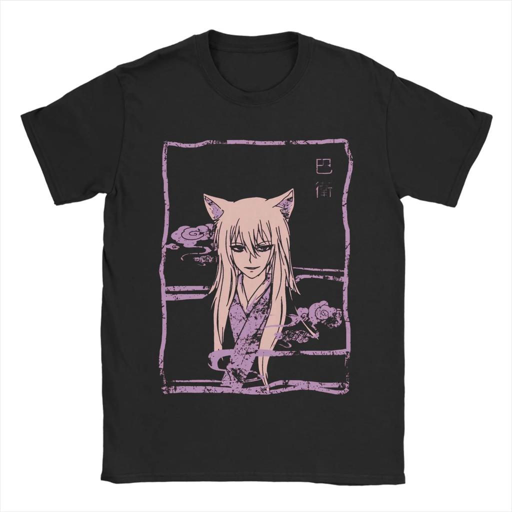 Tomoe and Nanami T-Shirt Summer Kamisama Kiss Pure Cotton T Shirts for Man Harajuku Print Tee Shirt Short Sleeve Y2K Funny Tops