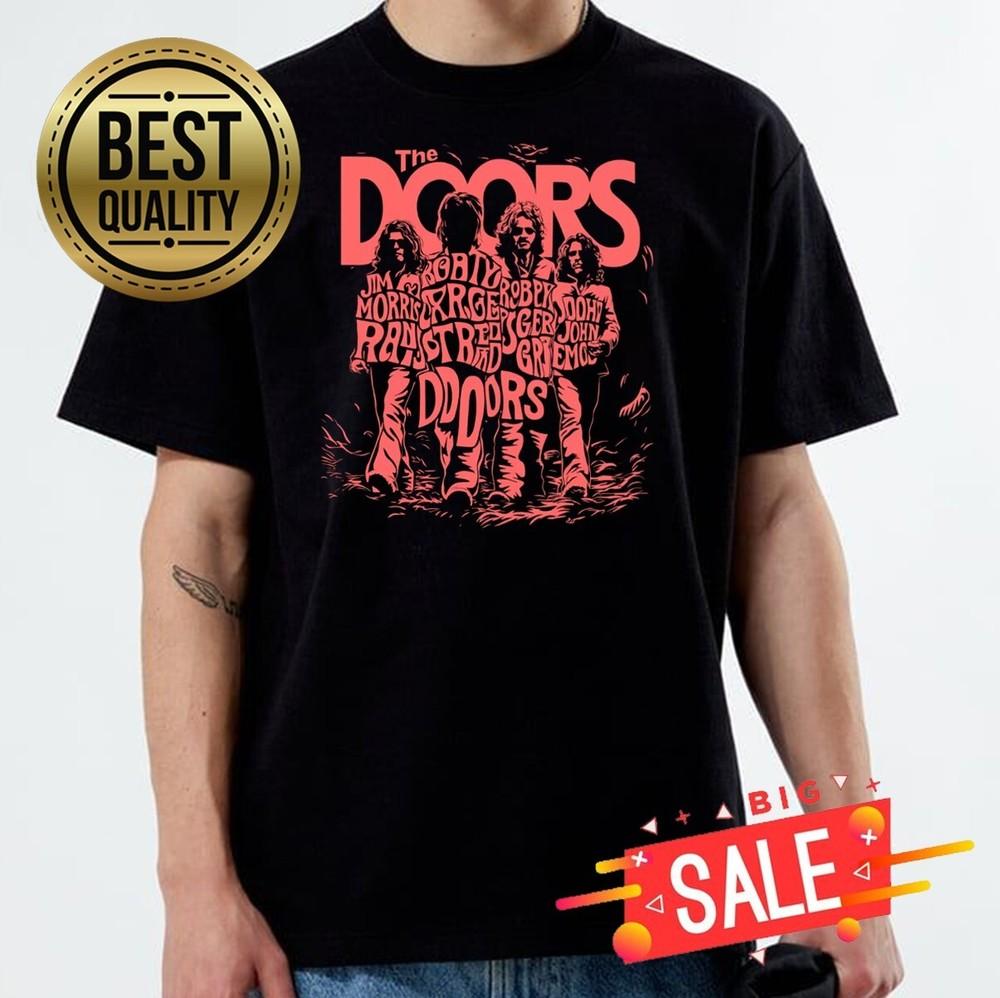 The Doors Rock Band T-Shirt Unisex T-Shirt XXXL