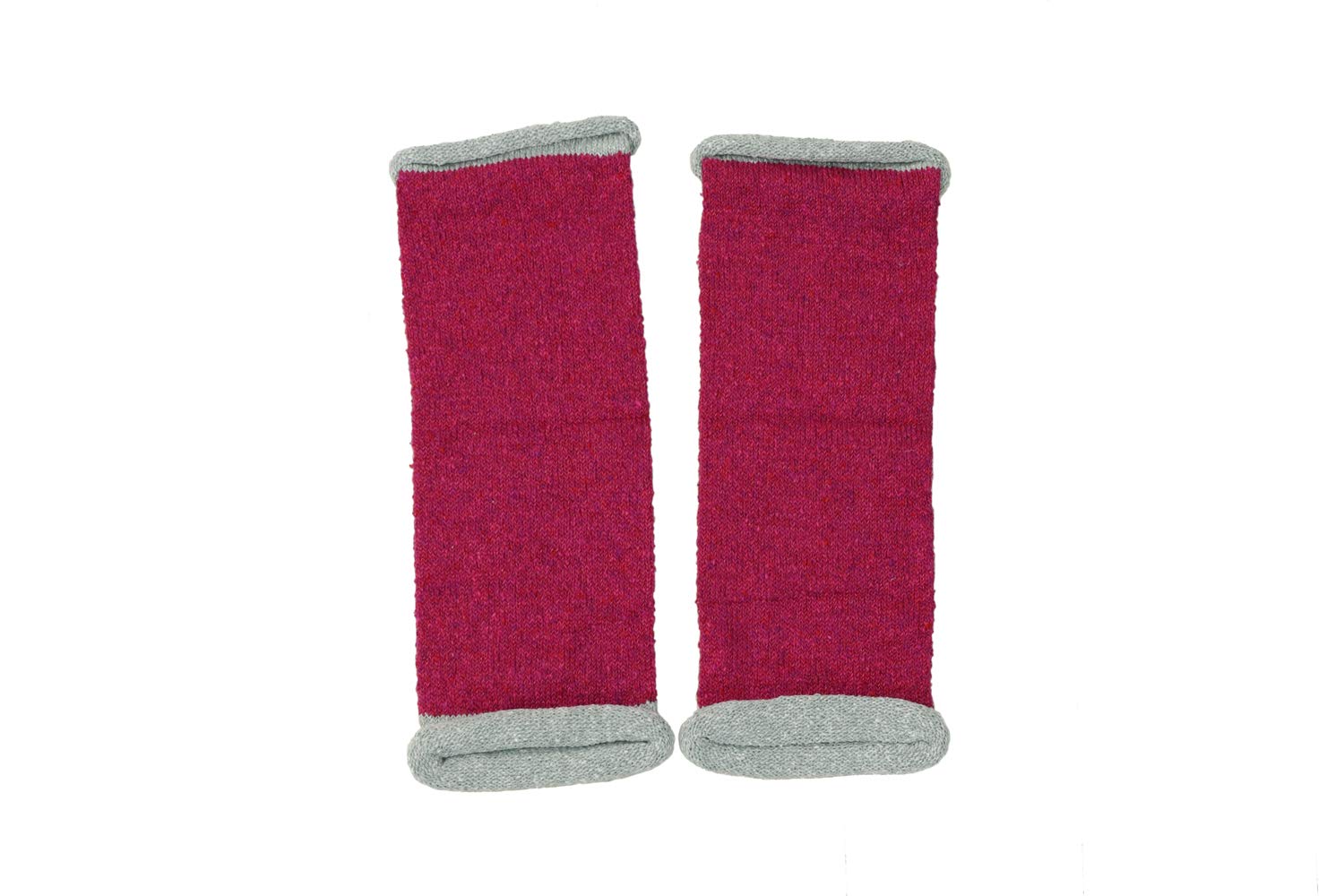 

Silk wrist warmer in Length 20cm Ankle warmer Fingertip free [HASEGAWA] 2TONE COLOR (No.3 Pink) [Made Japan] Short approx.